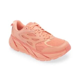 New Hoka One Clifton L Athletics Guava/Electric-Coral for Size W6.5 / M5.5